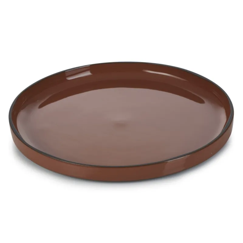 CARACTERE talerz płaski 26 cm Cynamon