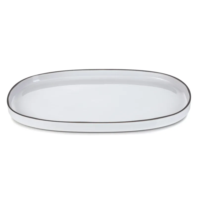 CARACTERE półmisek 46x29 cm Biała Chmura