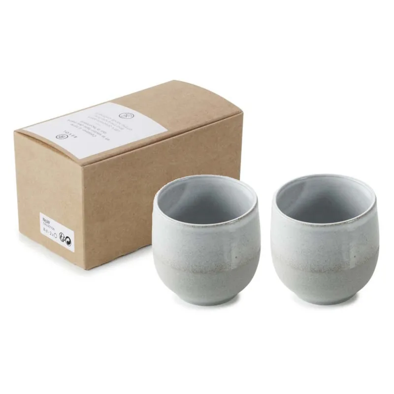 No.W Kubek do espresso biały 2x80 ml