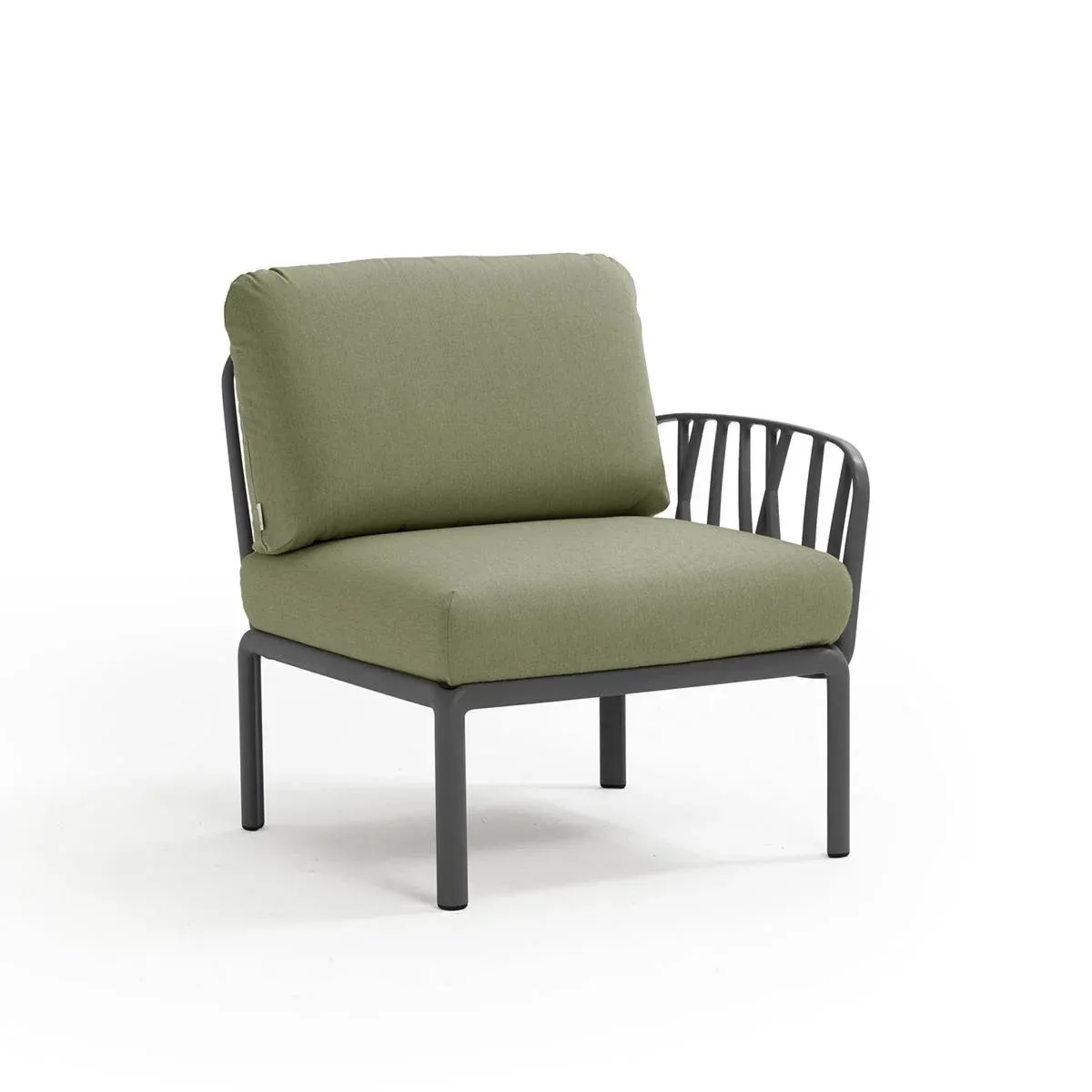 Fotel Komodo Elemento Terminale DX/SX Nardi ANTRACITE giungla Subrella®