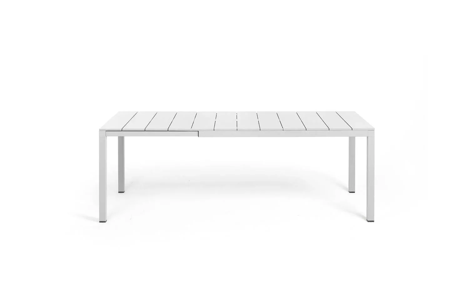 Stół ogrodowy Rio Alu 140 Ext. Nardi verniciato bianco