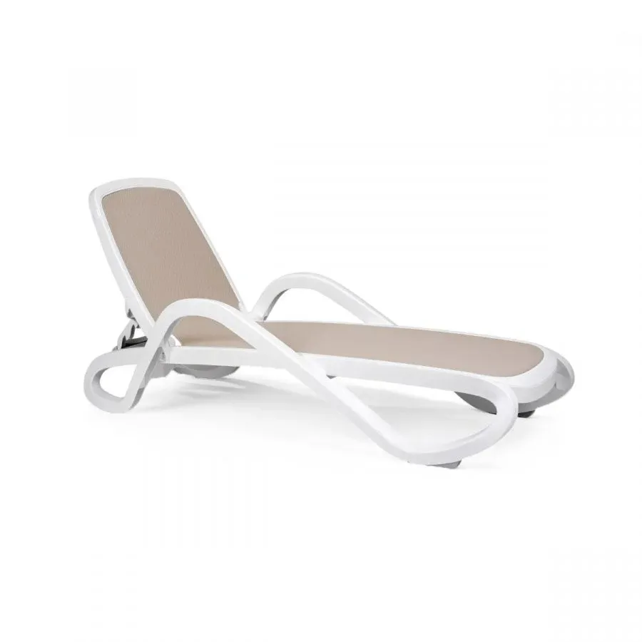 Leżak Alfa Nardi BIANCO tortora