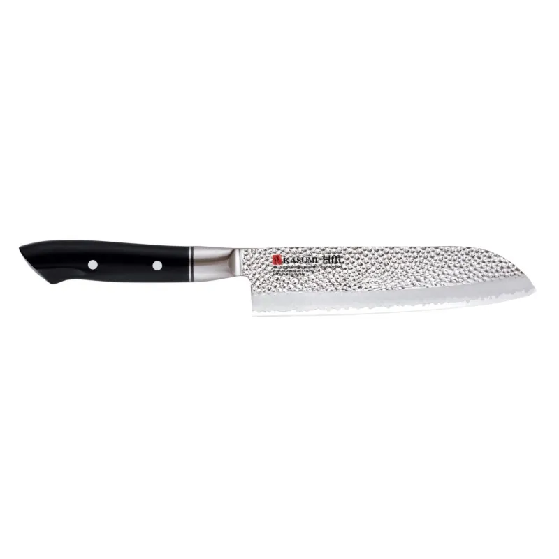Nóż Santoku kuty VG10 HM dł. 18 cm młotkowany