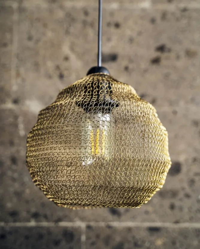 Lampa Centrix metalowa złota