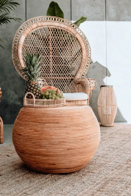 Stolik rattanowy Tango