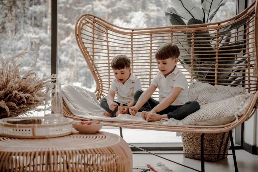 Sofa rattanowa Iris naturalna