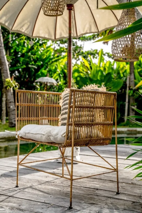 Fotel rattanowy Fior