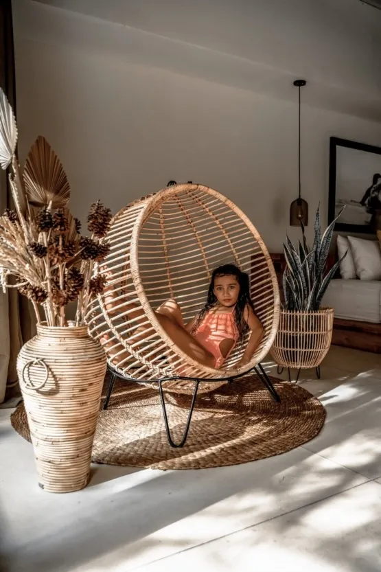 Fotel rattanowy Ben dziecięcy