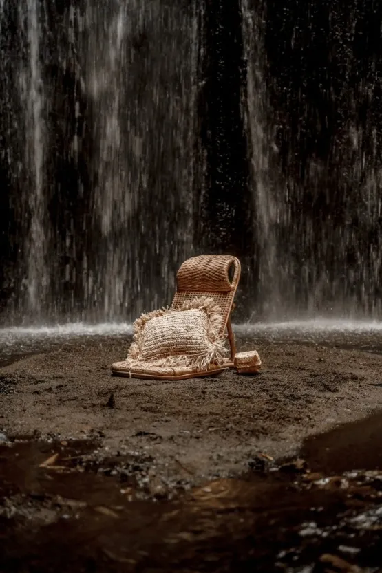 Leżak rattanowy Aurora