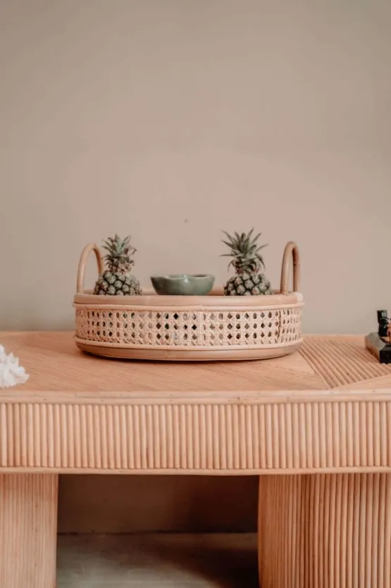 Taca rattanowa Pearl