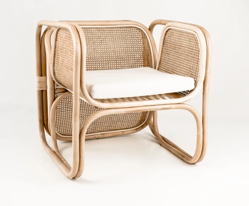 Fotel rattanowy Zefir naturalny