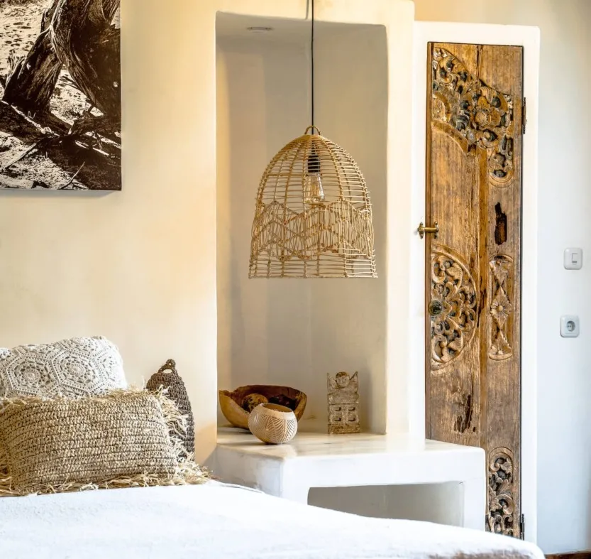 Lampa rattanowa Marley L