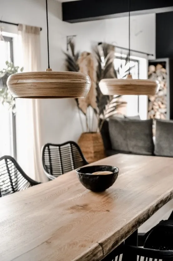 Lampa bambusowa Wilder M - 40 cm