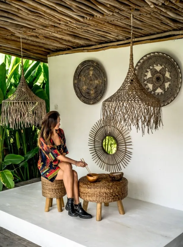 Zestaw stołek i stolik Geneva