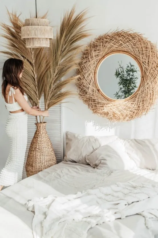 Dekoracja Gia - trawy egzotyczne 3 szt