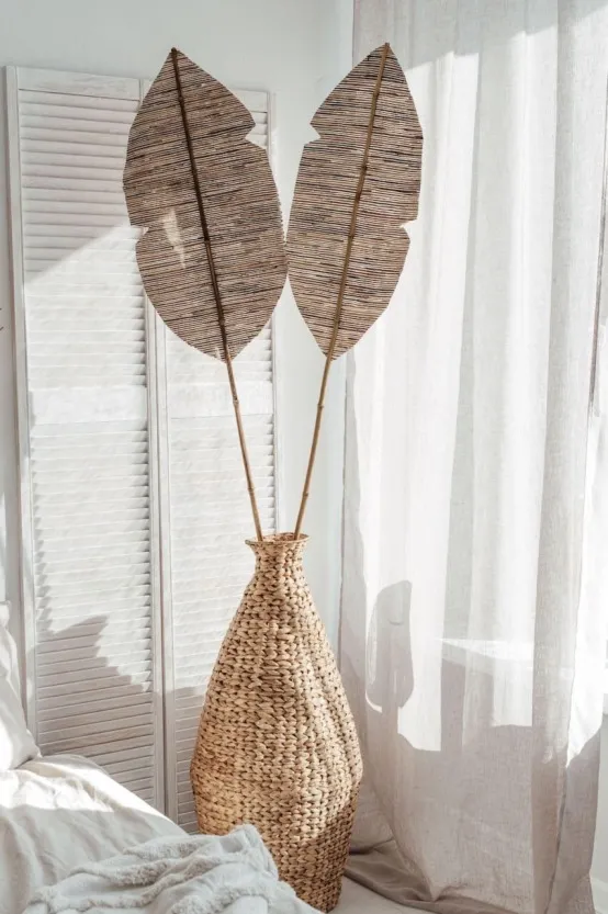 Dekoracja liść banana - 2 sztuki