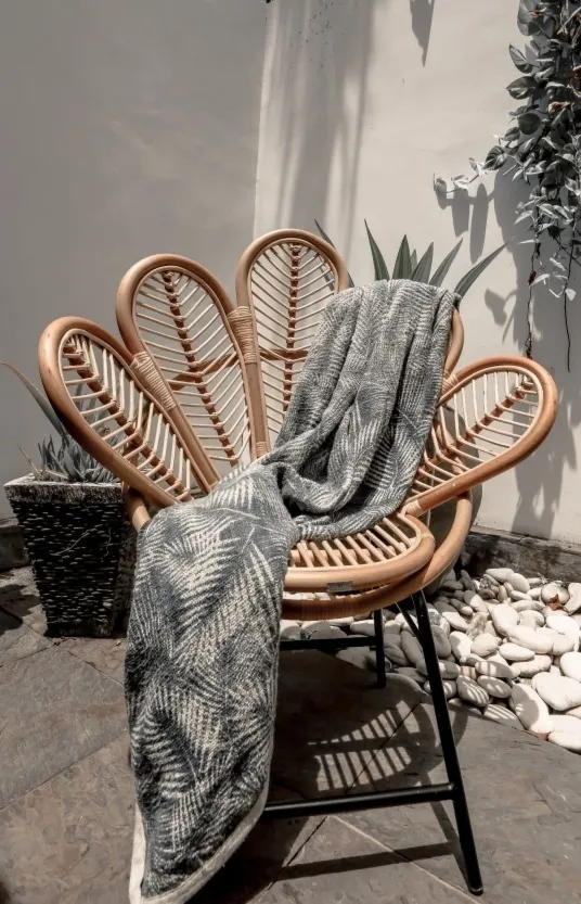 Fotel rattanowy Flower naturalny