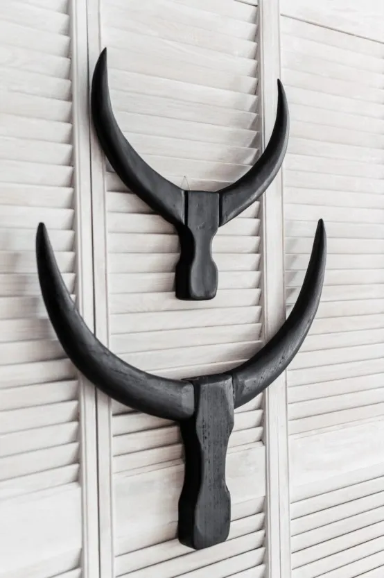 Dekoracja ścienna Bull horns L