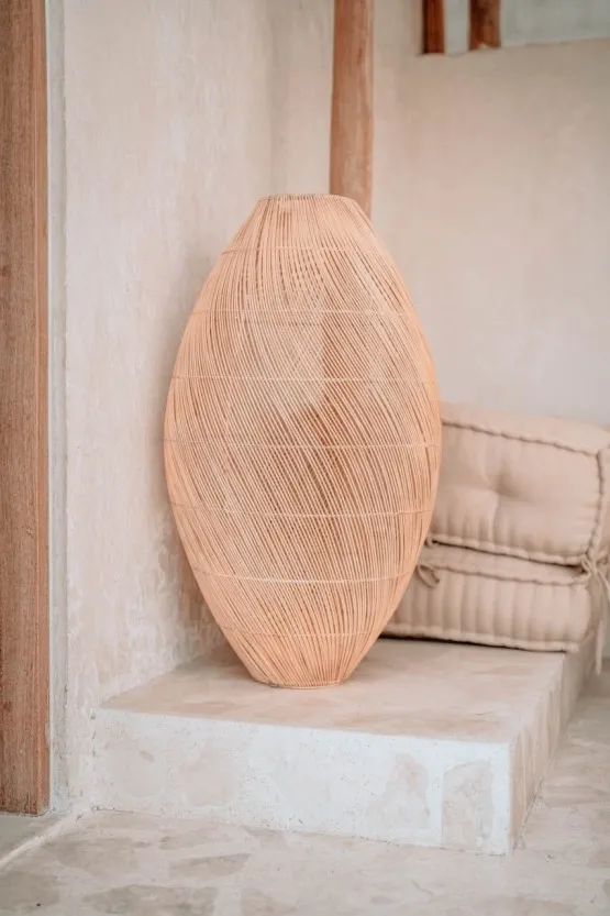 Lampa rattanowa Marlin