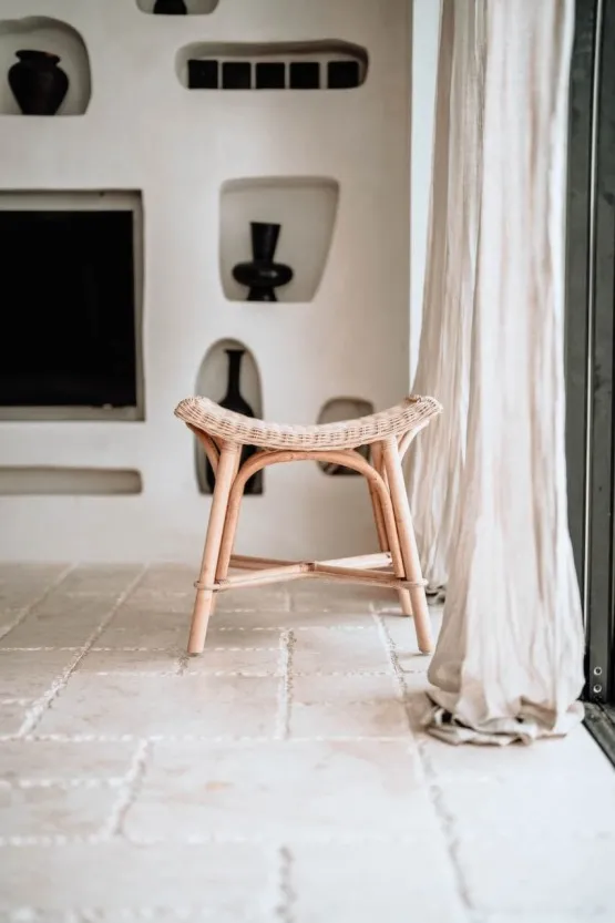 Stołek rattanowy Opalia