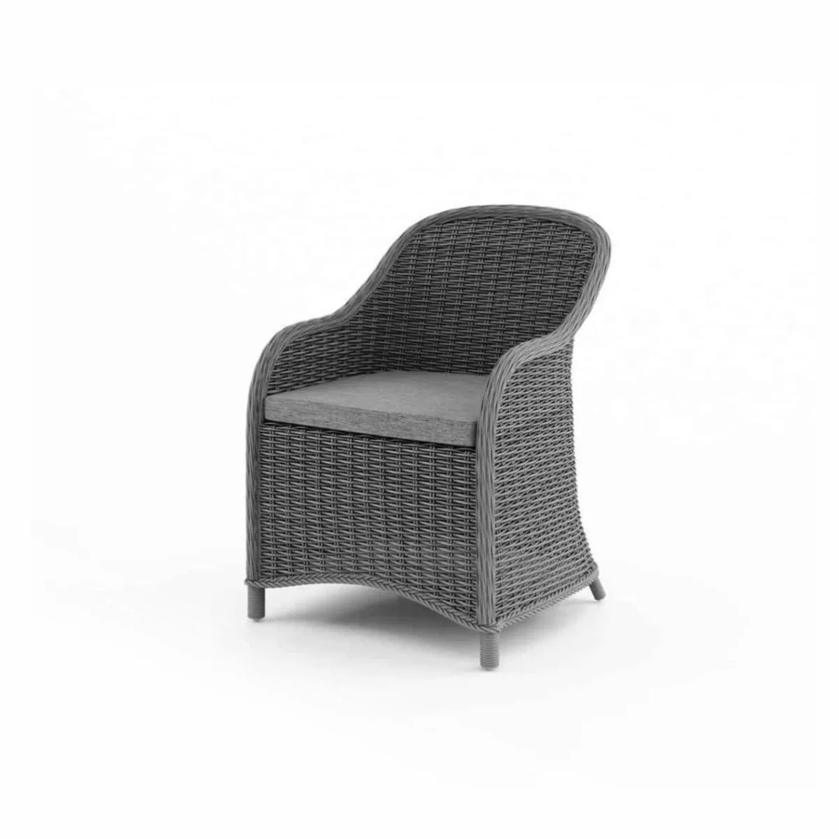 Fotel ogrodowy LEONARDO  50x65x86 Oltre royal szary technorattan