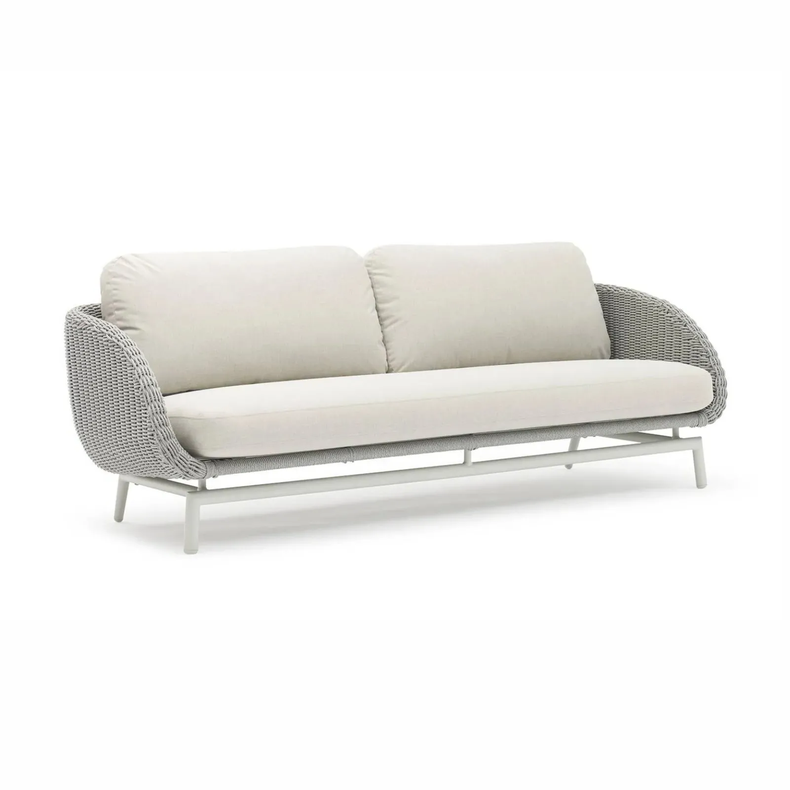 Sofa tarasowa SCOOP   Couture Jardin szara aluminium