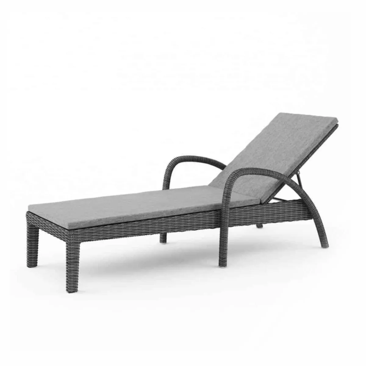 Leżak ogrodowy GRAZIA   Oltre royal szary
