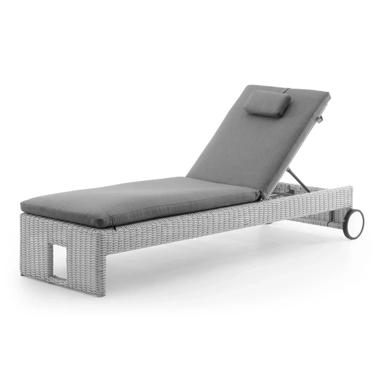 Leżak ogrodowy JULIA   Oltre royal biały