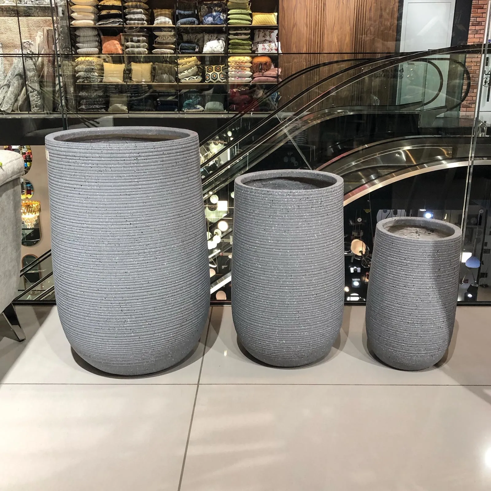 Zestaw trzech donic ogrodowych wyprzedaż ekspozycji