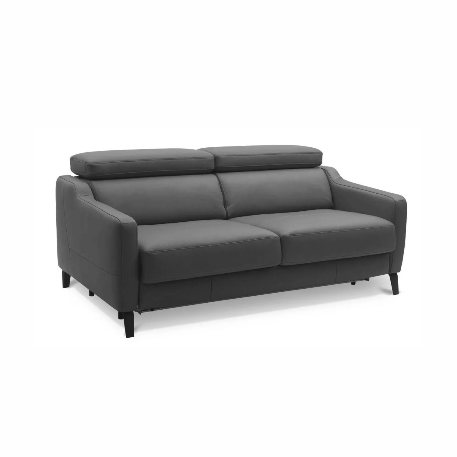 Nowoczesna grafitowa sofa Tulipano Vero