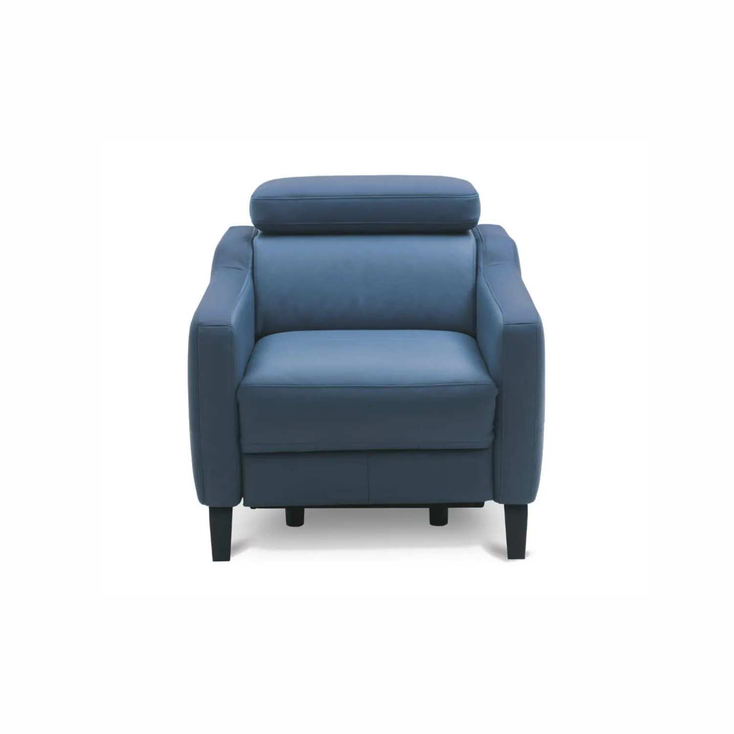 Nowoczesny granatowy fotel Tulipano Vero