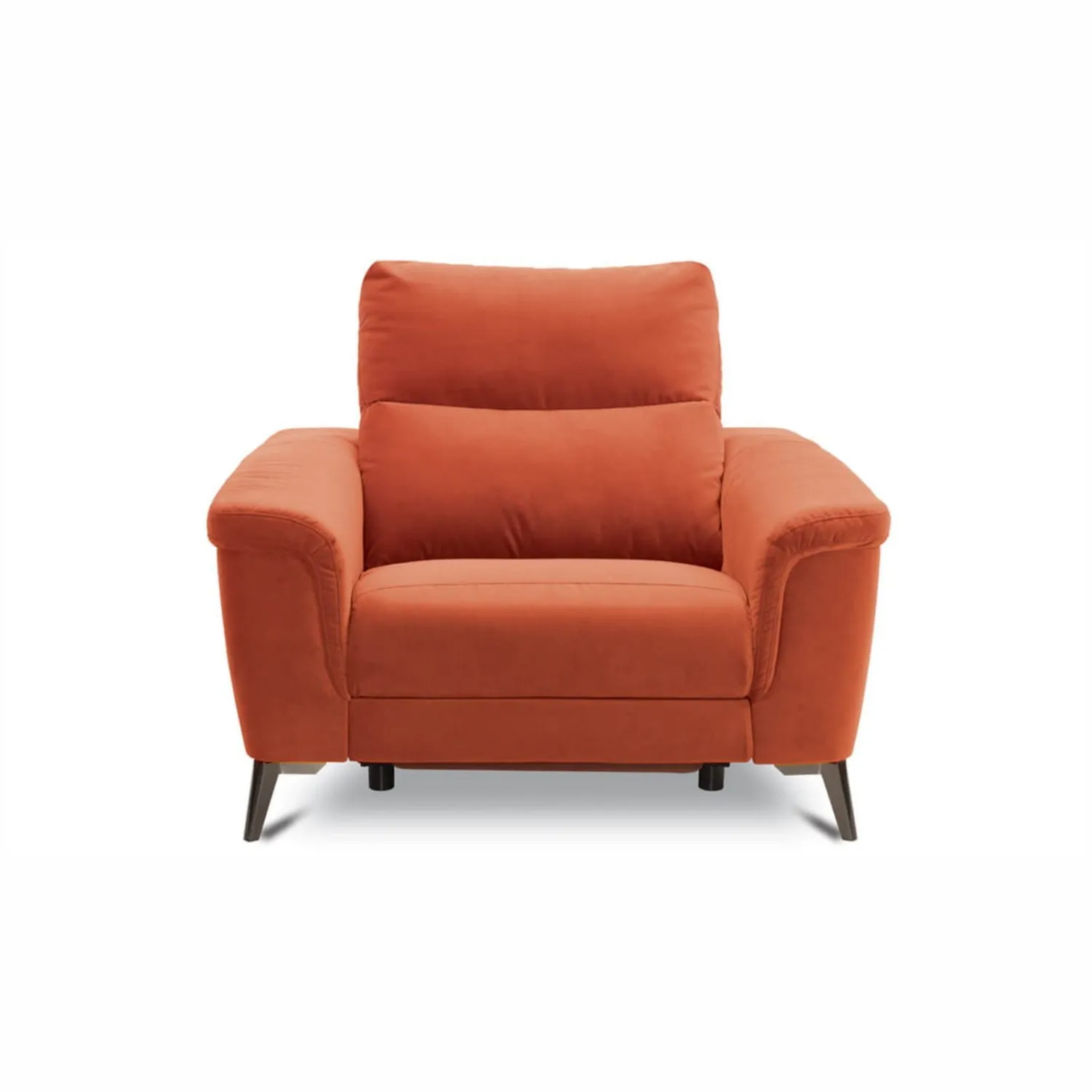Nowoczesny pomarańczowy fotel Verbena Vero