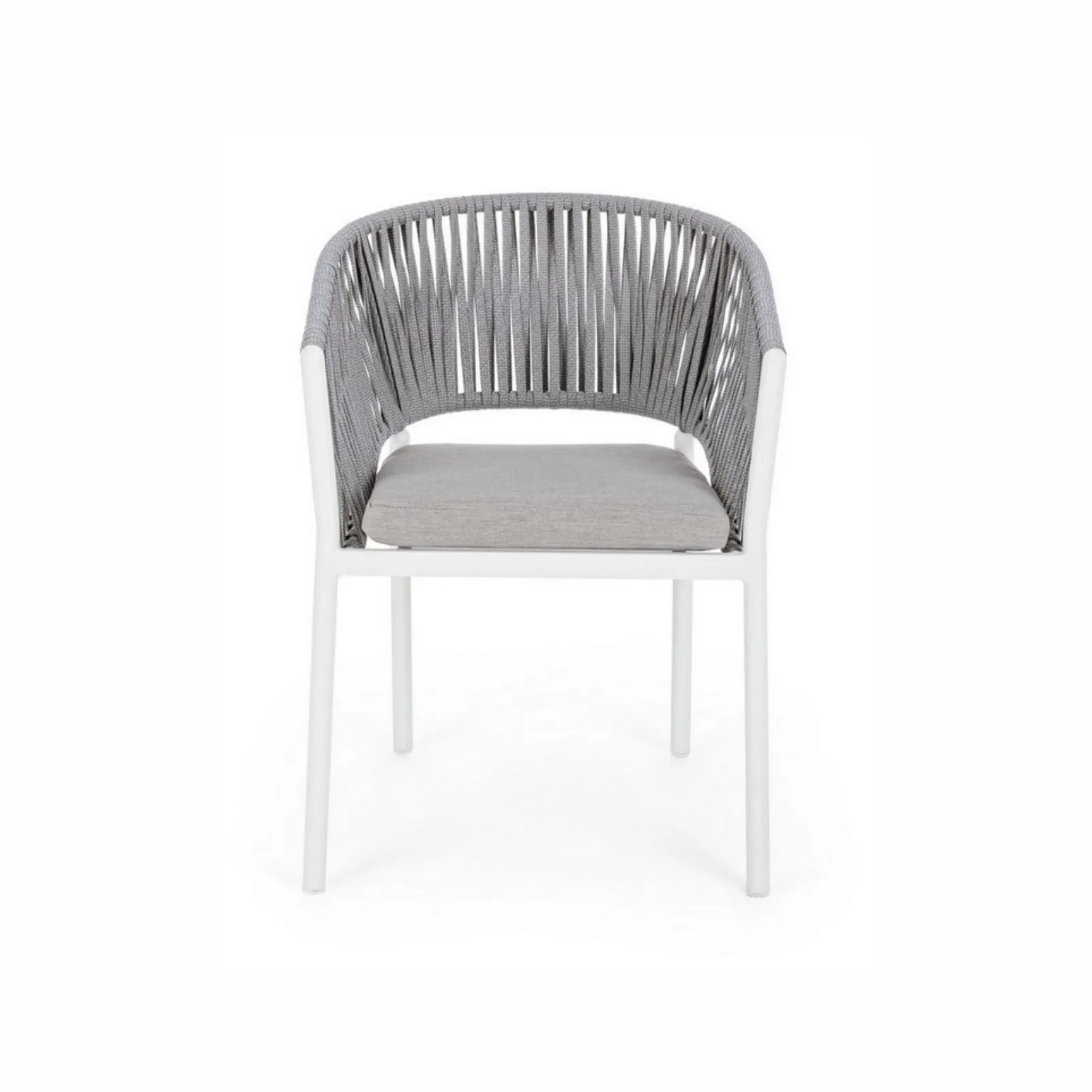 Krzesło Fiora aluminium białe