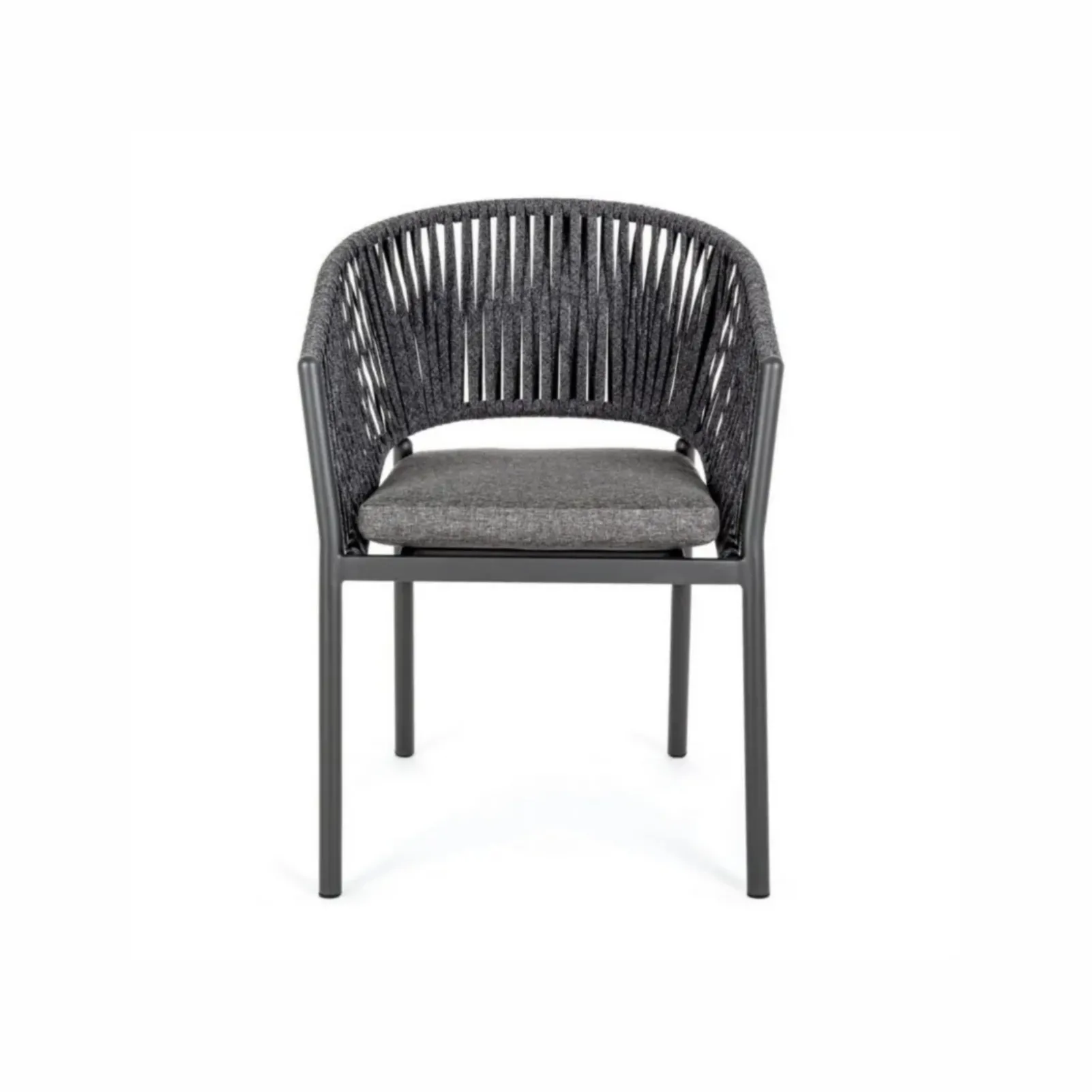 Krzesło Fiora aluminium antracytowe
