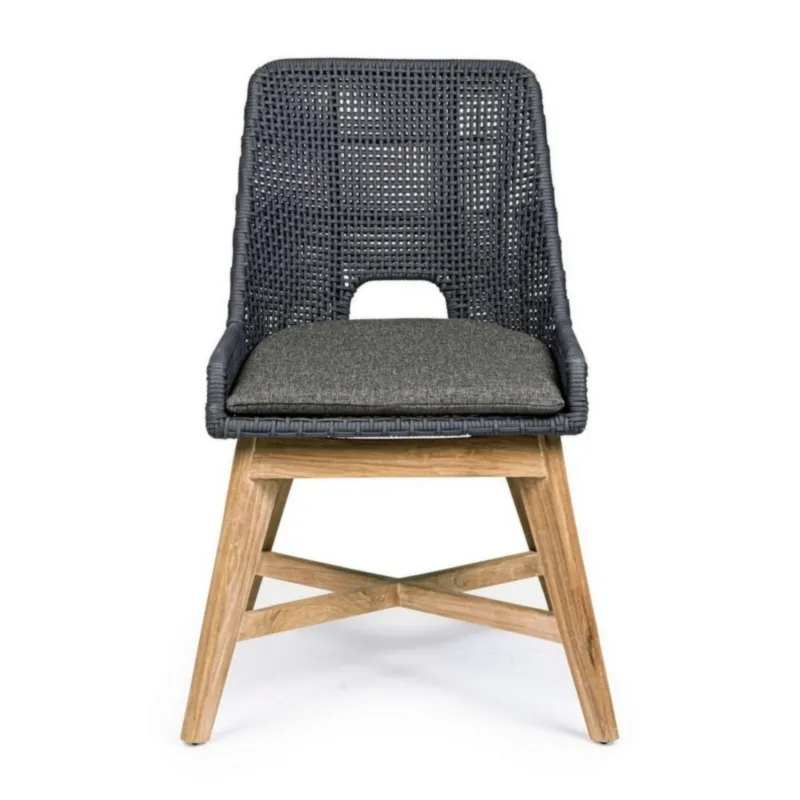 Krzesło Hestonia antracytowe