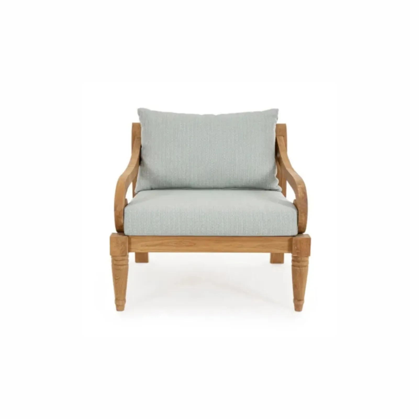 Fotel Kavalan niebieski