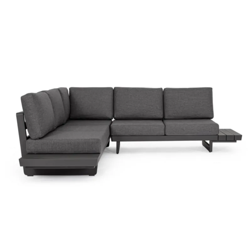 Bolzano Inverno Narożnik ogrodowy 340x259 antracytowy aluminium