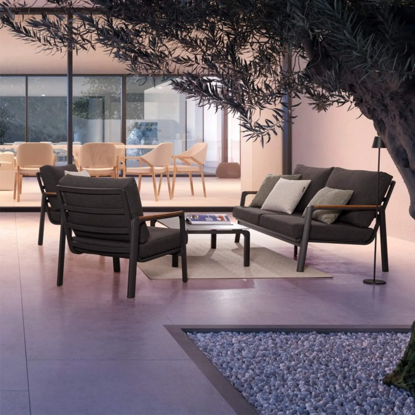 Zestaw ogrodowy Jalevo WG 21 czarny