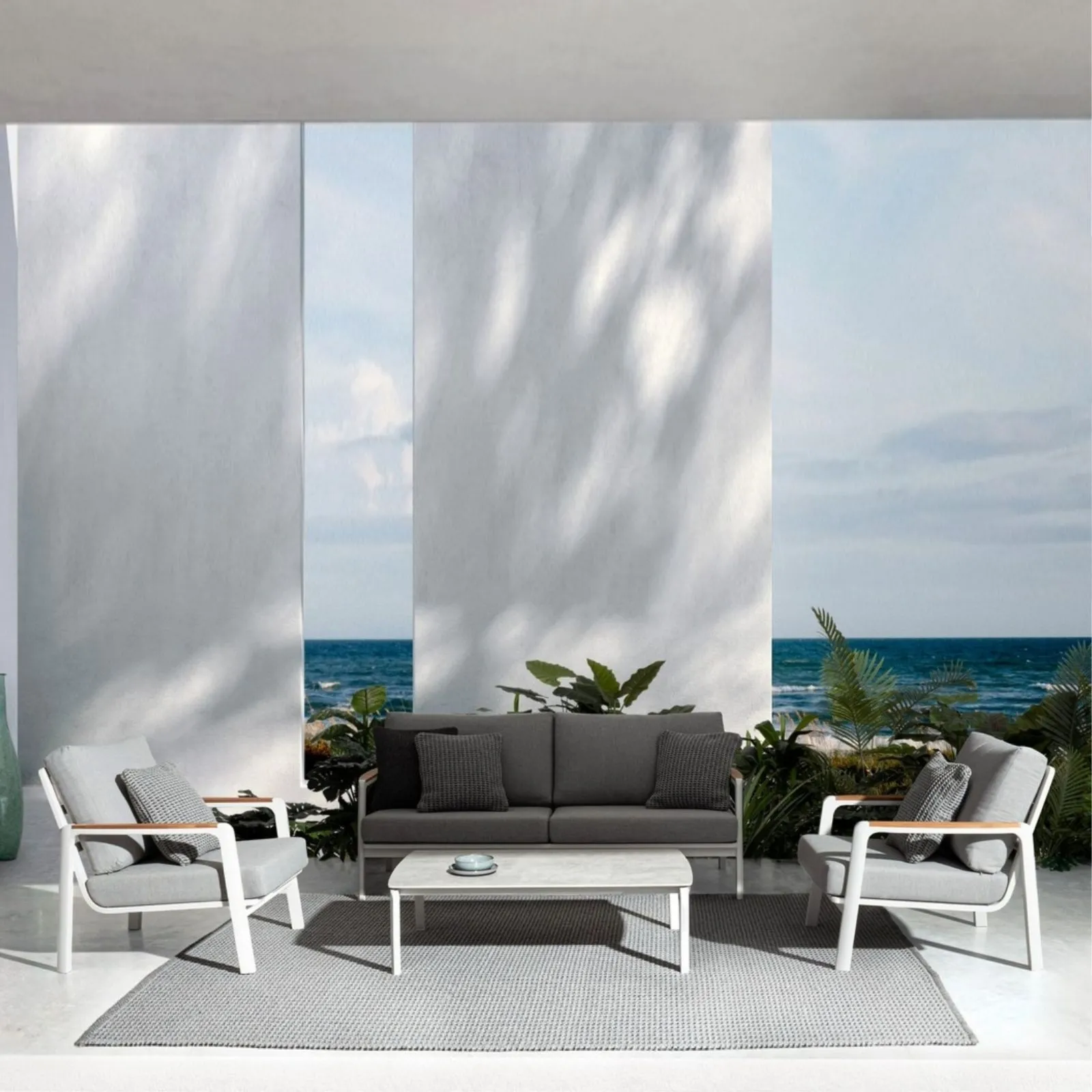 Zestaw ogrodowy Jalevo WG 20 biały