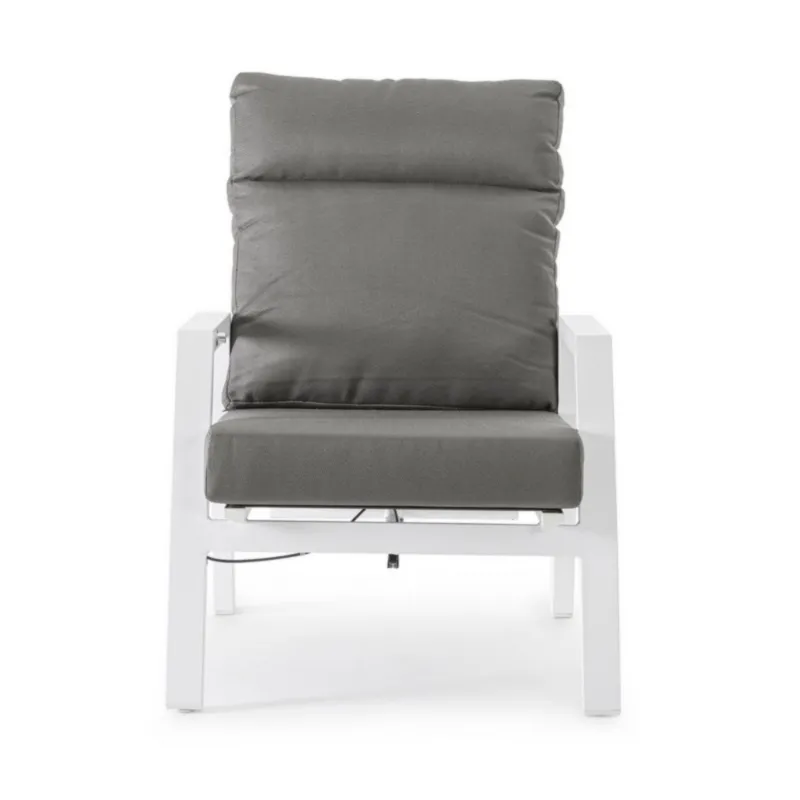 Fotel regulowany ogrodowy Kanva JX11 biały