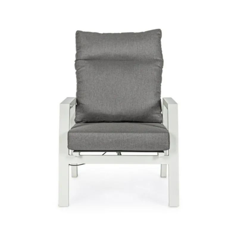 Fotel regulowany ogrodowy Kanva szary