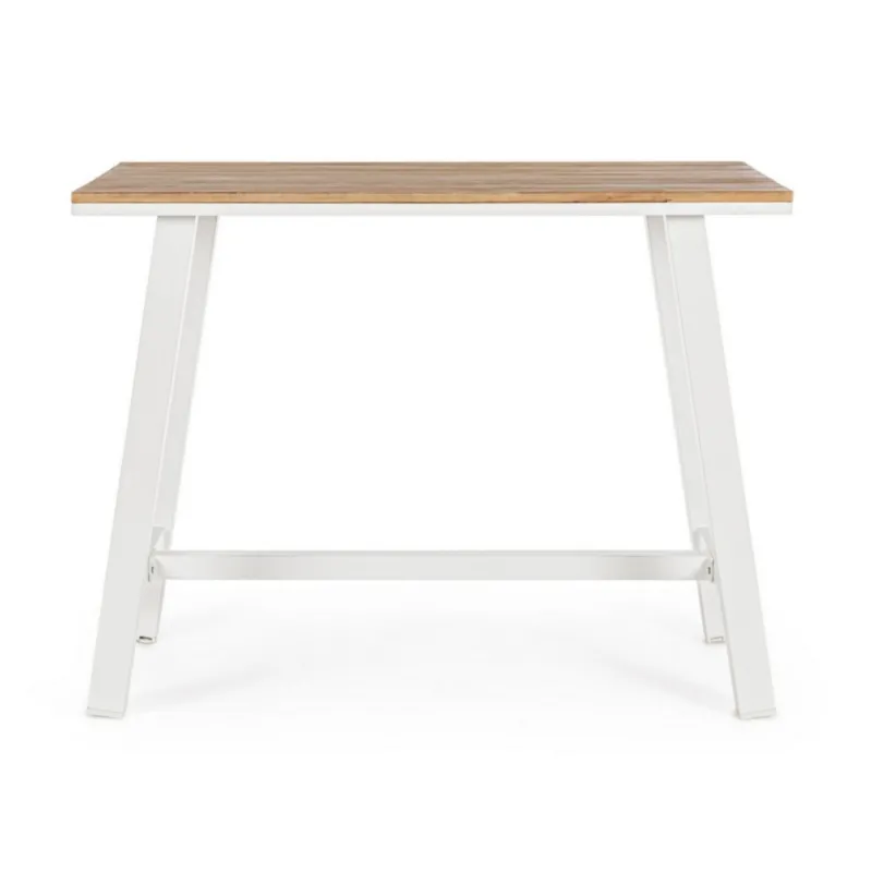 Stolik barowy 131x73 Sardynia YK11 - biały