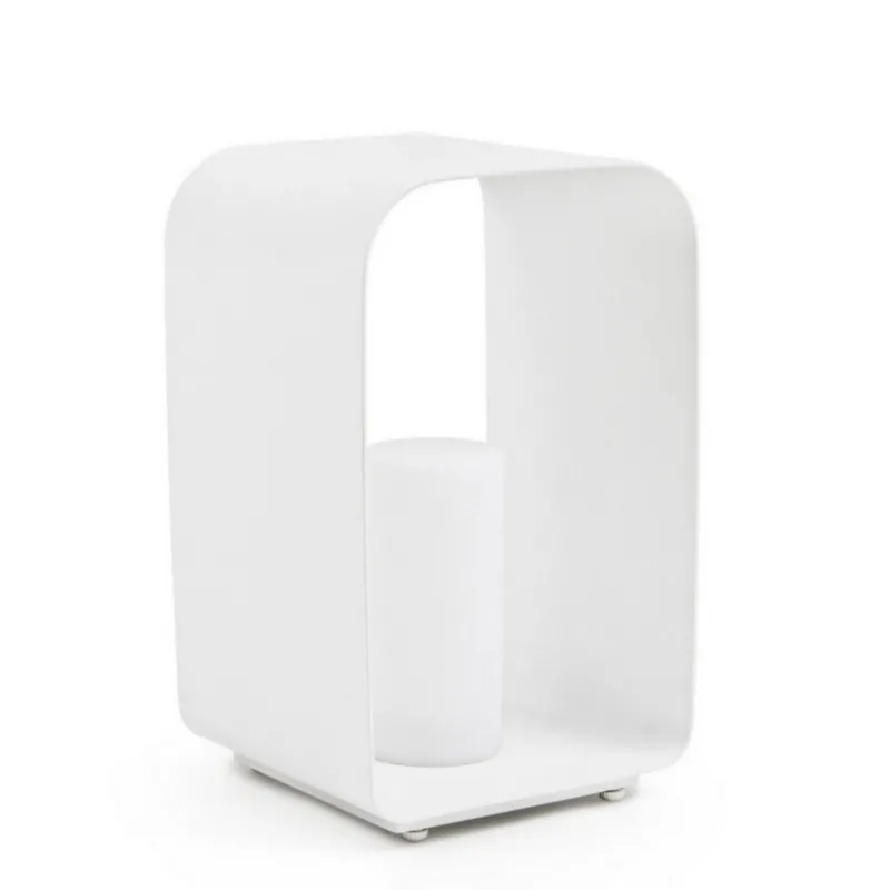 Lampa dekoracyjna Rossano LED YK11 H45 - biała