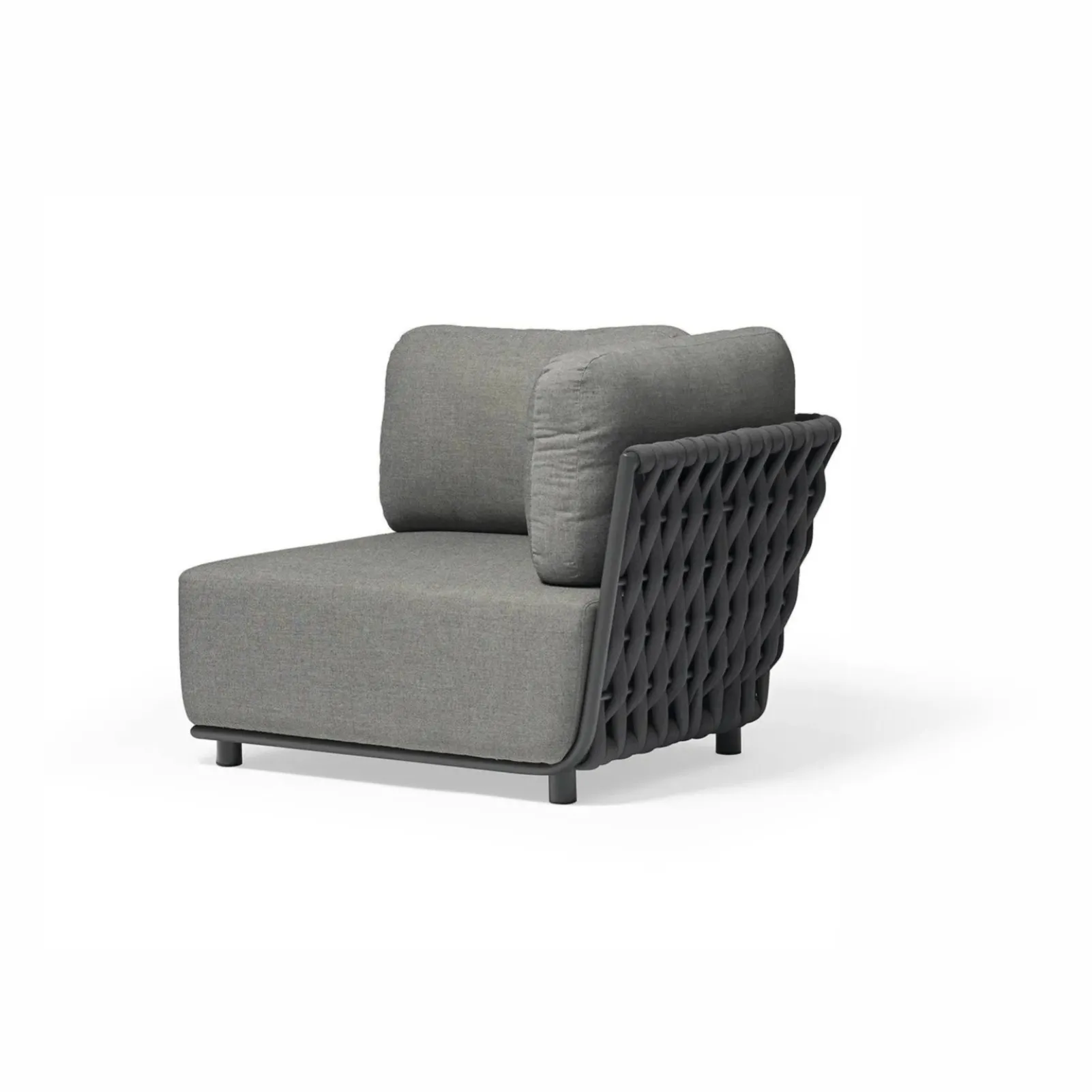 Element lewostronny ogrodowy do zestawu HUG   Couture Jardin antracytowy