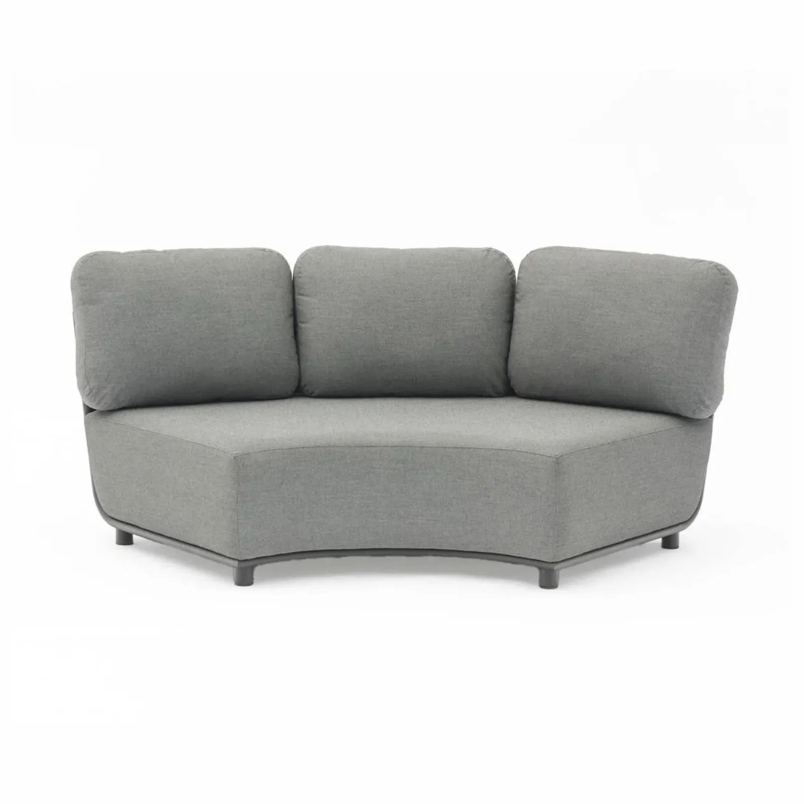 Element środkowy ogrodowy okrągły do zestawu HUG Couture Jardin antracytowy aluminium