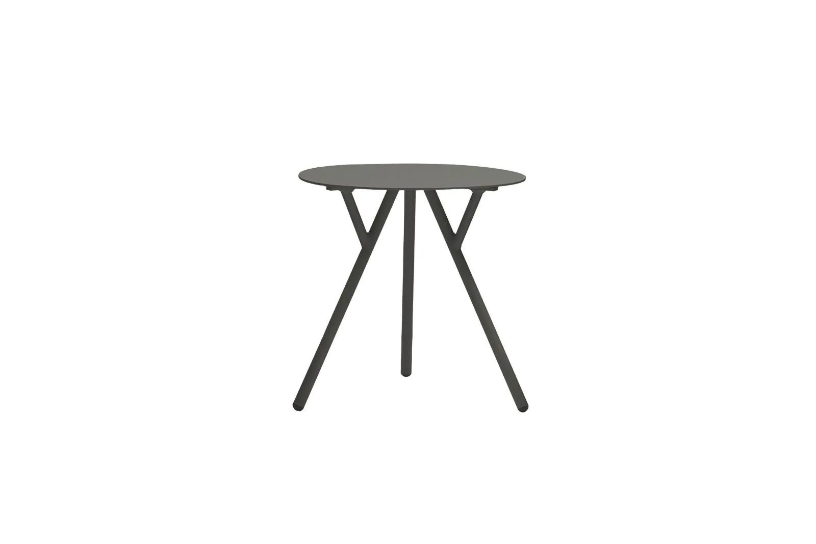 Stolik kawowy na balkon DJ okragły  Ø50 Couture Jardin antracytowy aluminium