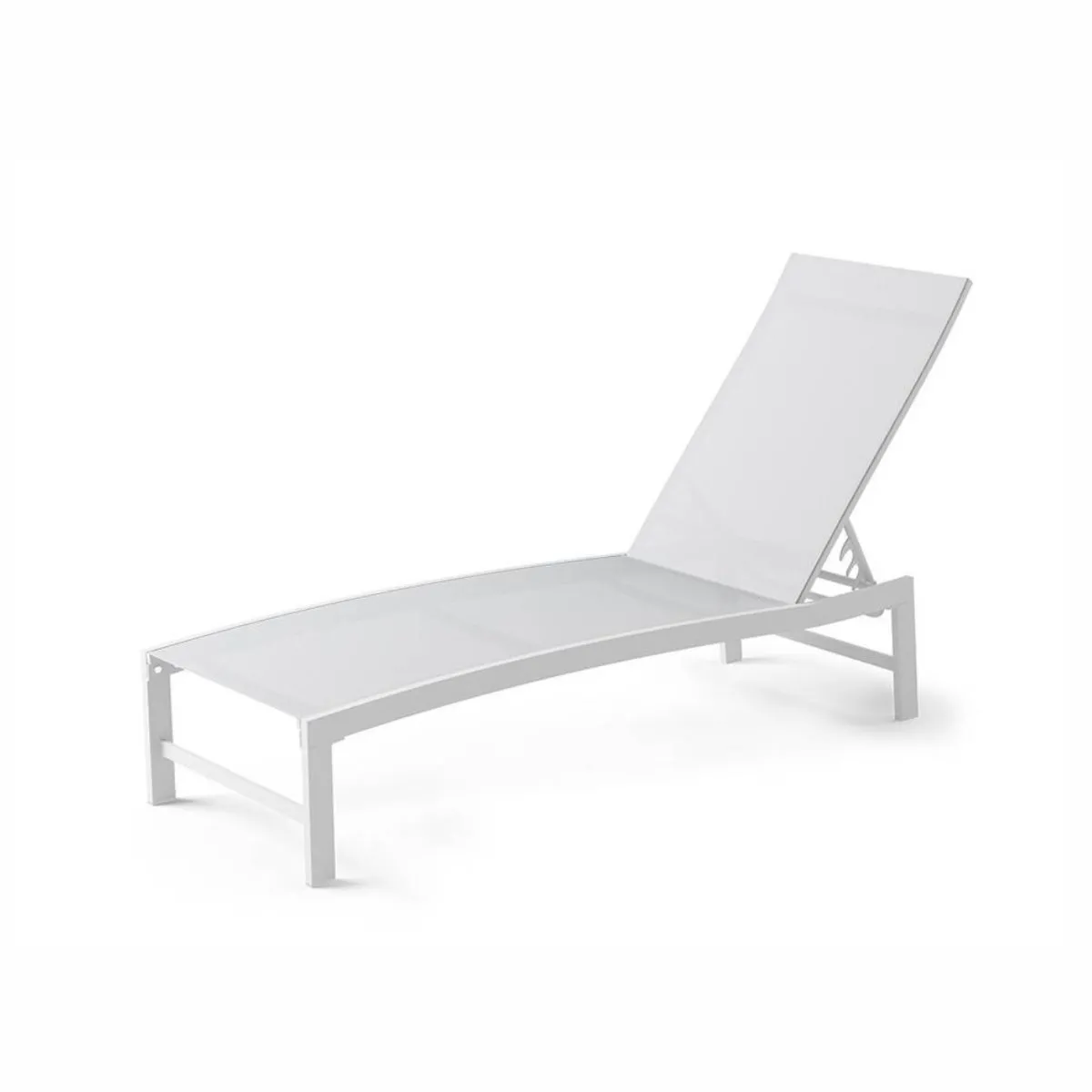 Leżak ogrodowy ALTEA  57x194 ZUMM biały aluminium