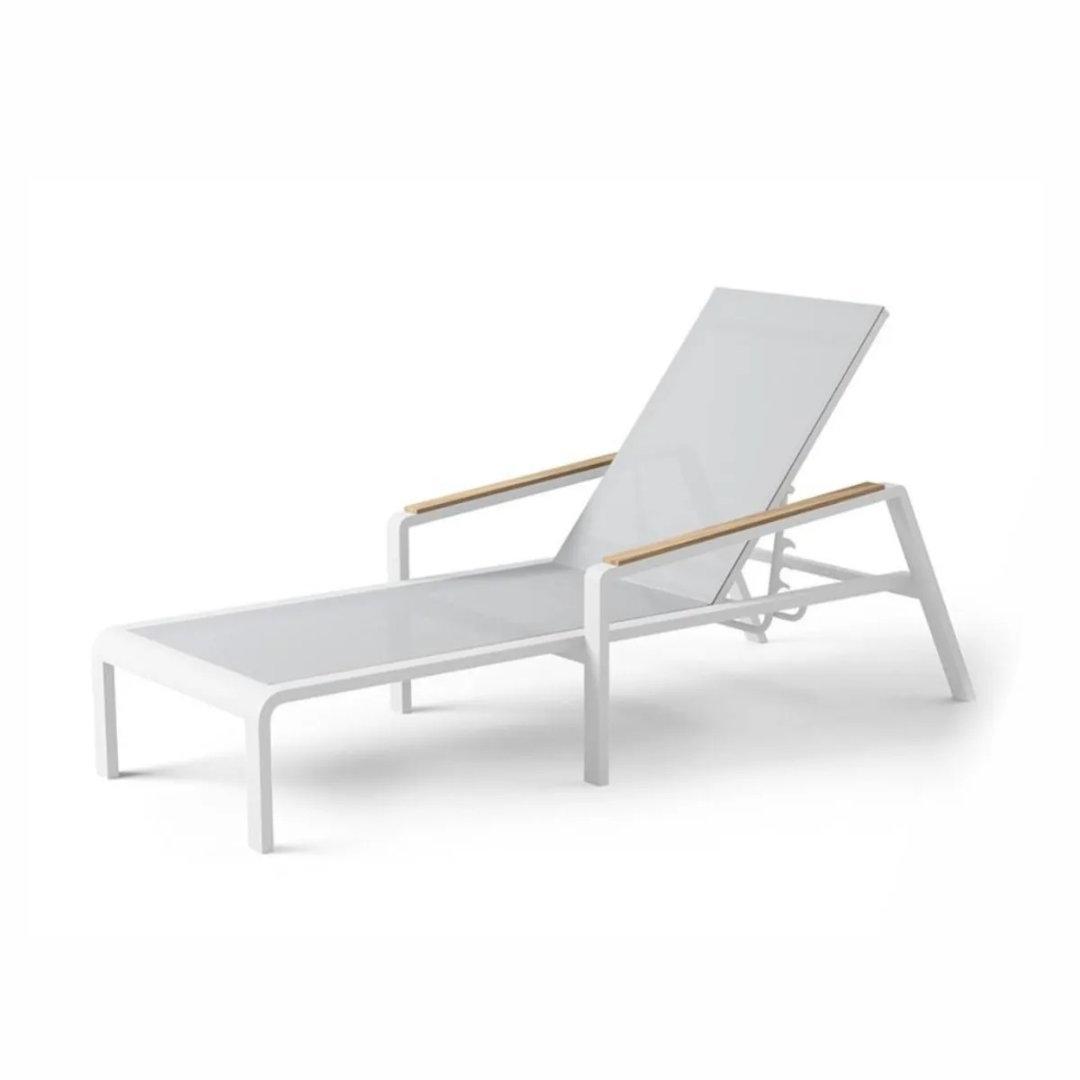 Leżak ogrodowy CORDOBA  76x188 ZUMM biały