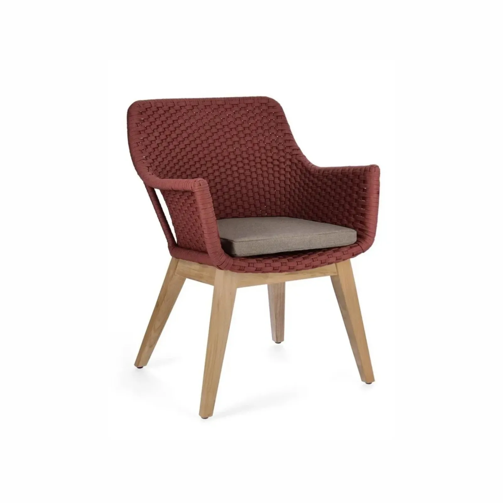 Krzesło Allison czerwone