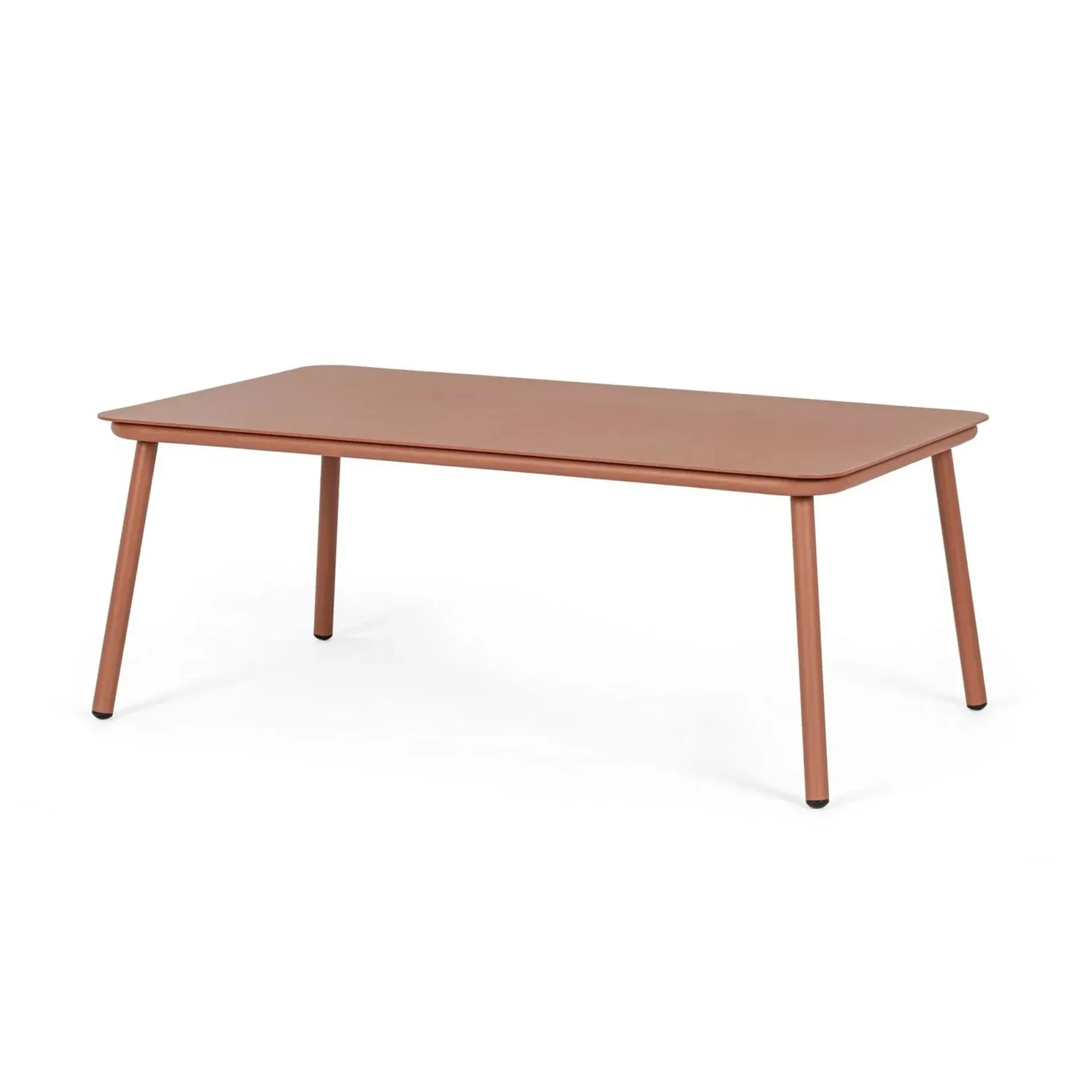 Stolik kawowy Spike 104x61 QS21 pomarańczowy  aluminium